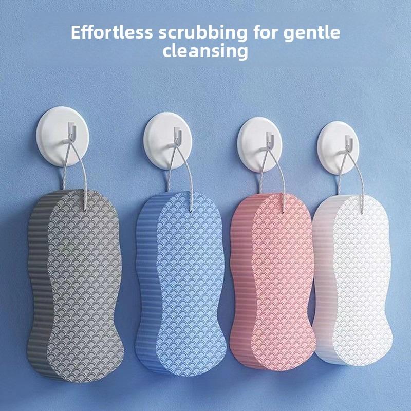 1PC bath towel baby bathing mud and sponge does not hurt the skin, back, and soak bathing children's bathing magic tool