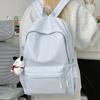 High-value Nylon Backpack for Female Students, Large-capacity College Style, Simple and Versatile Schoolbag, Ultra-lightweight New Model