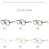 Anti-blue Lightweight Glasses Stylish Square Eyewear Women Men Luxurious Daily Eyeglasses Blue Rayweight Blocking Man Lady Computer Eyeglas
