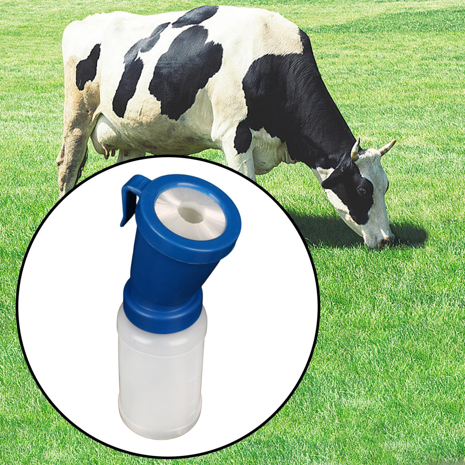 

Очищення чашки для занурення сосків 300 мл Портативний зручний багаторазовий засіб для запобігання худобі синій