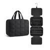 Fluffy Travel Toiletry Bag with Jewelry Storage and Hanging Pouch