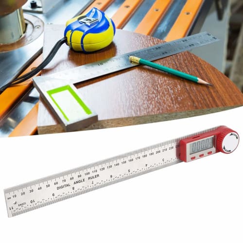 Digital Angle Meter, Digital Ruler, 360 Angle Meter, Industrial Measuring Tool, 300mm, 500mm, Manual Angle Measuring Tool, Construction Protractor, A