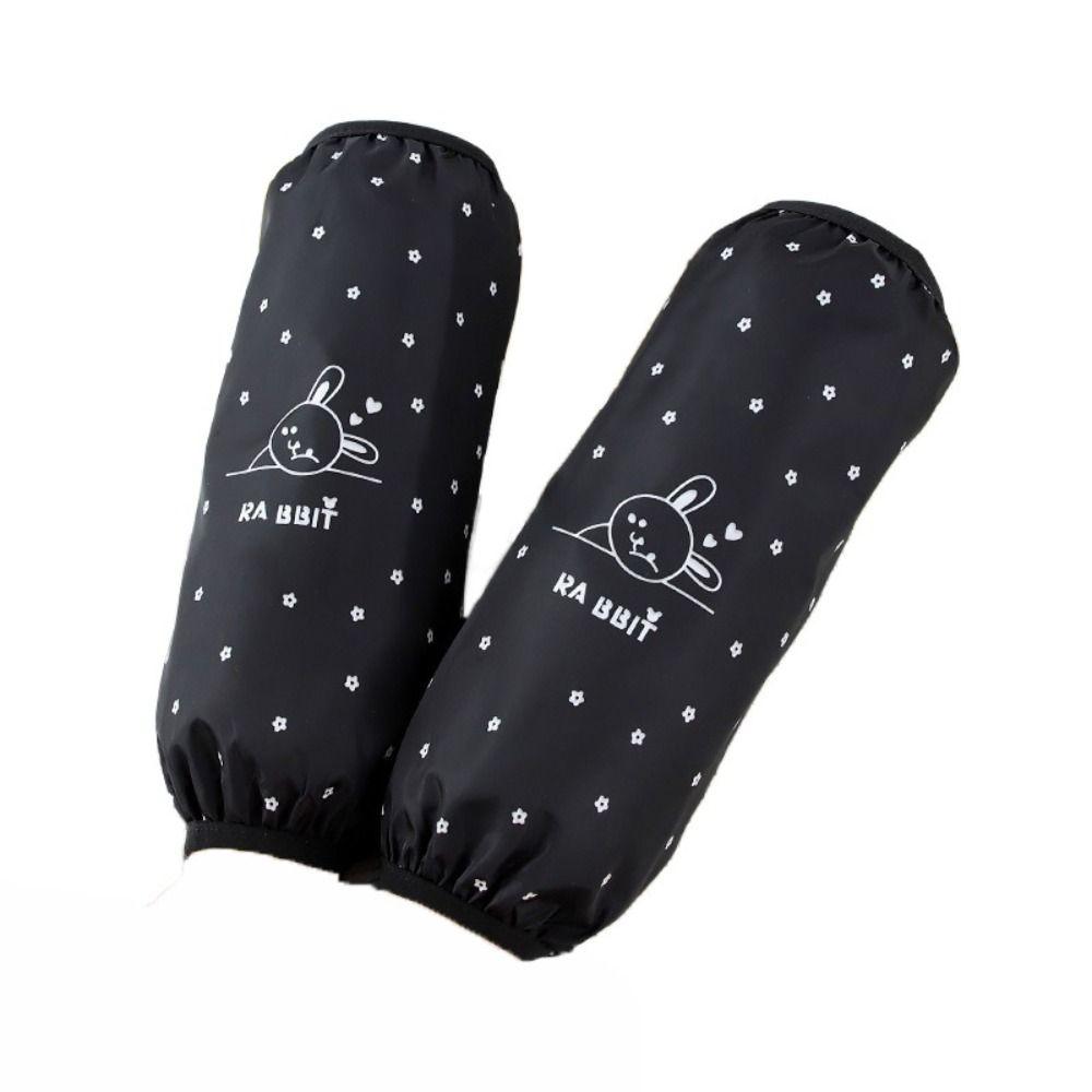 

Толстые нарукавники для чистки, длинные, маслянистые, водонепроницаемые, нарукавники для взрослых чёрный