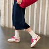 Mesh German Training Shoes Women's Summer 2025 Thin Lightweight Breathable Little White Shoes Leather Comfortable Shallow Mouth Forrest Gump Mesh Sh