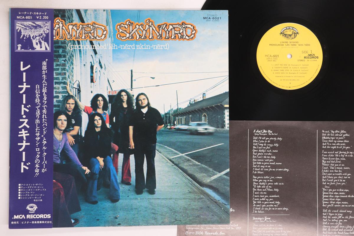 

LP Record LYNYRD SKYNYRD - Lynyrd Skynyrd MCA6021 MCA 1973 Japan Obi Rock Used