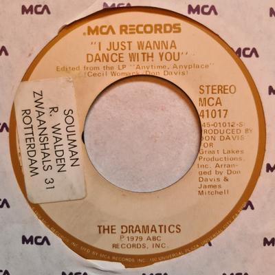 7inch Record DRAMATICS - I Just Wanna Dance With You MCA41017 MCA Records 1979 US Soul/Funk Used