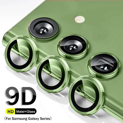 3PCS Osłona obiektywu do Samsung Galaxy A16 A15 A25 A35 A55 A05s A06 A13 A14 A24 A34 A54 Stop aluminium Metal z hartowanym szkłem Osłona aparatu