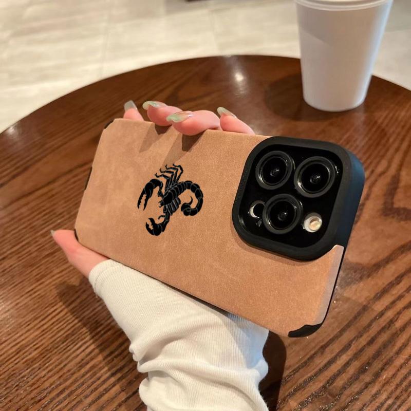 

Scorpion Pattern Phone Case For iPhone 16 15 14 13 12 11 Pro Max Cases For iPhone 17 Pro Max Air XR X XS 16E Plus Cover iPhone 14 Pro