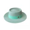 New Summer Straw Sun Hats for Women Ladies Fashion Flat Brim Ribbon Beach Hat Travel Dress Cap Chapeau Femme