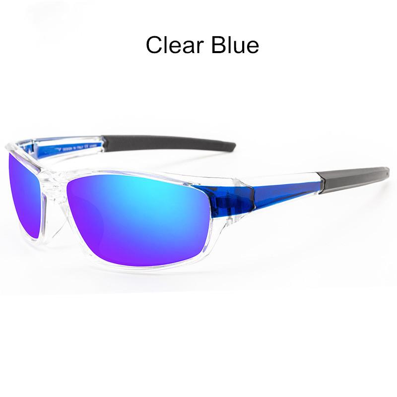 Square Sunglasses Men UV400 Cycling Sun Glasses Outdoor Women Gradient Mirror Anti Reflective Lens
