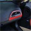 Co-pilot Air Vent Outlet Cover Trim Decal for Dodge Challenger 2015+ Red Carbon