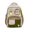 Schoolbag cute color matching primary school bag new large capacity lightweight spine protection campus backpack ins style fashion backpack