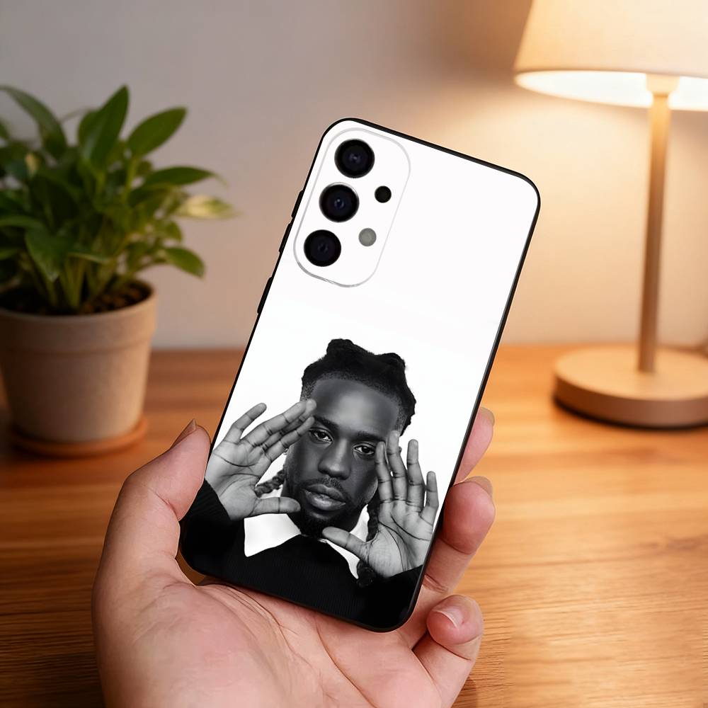 J-JOK air Rapper Phone Case For Samsung S25,S24,S21,S22,S23,S30,Ultra,S20,Plus,Fe,Lite,5G Black Cover