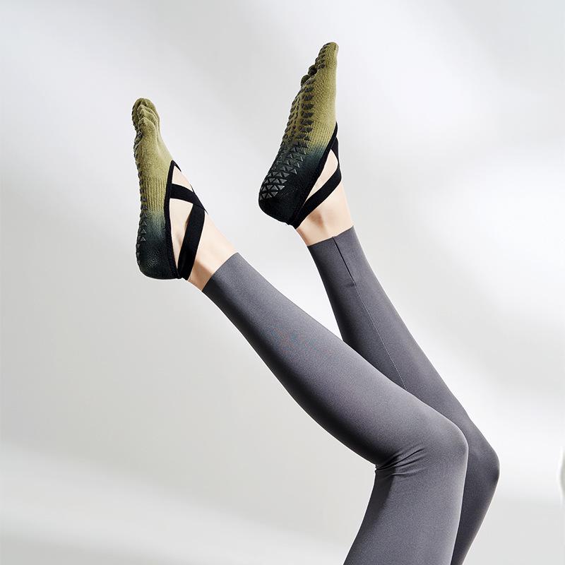 Non-Slip Five-Toe Yoga & Pilates Cotton Socks for Women
