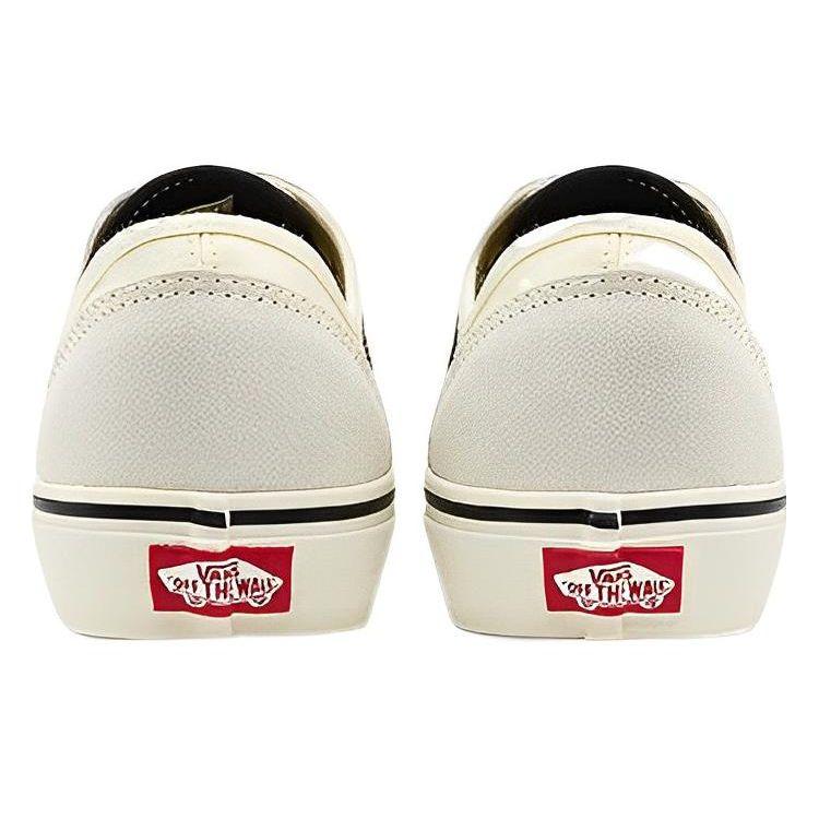 Vans Style 136 Decon Vr3 Sf Canvas Comfortable Versatile Low-Top Skate Shoes Unisex sneaker Beige Black VN0A4BX9KIG