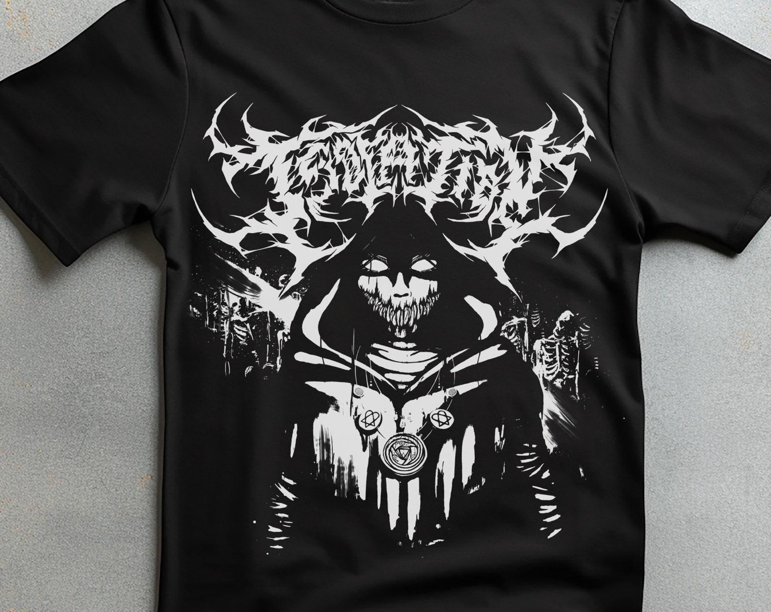 Trad Goth Graphic T-shirt | Unisex Black Soft Shirt L