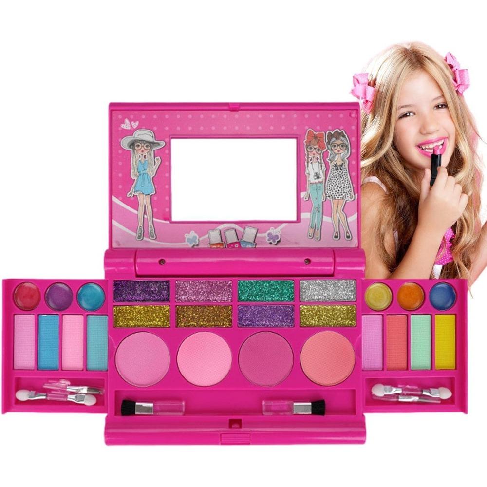 Kit di trucco per bambini per bambine Trucco finto per bambine Kit di trucco per bambine Regalo di compleanno di Natale per bambine