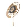 Voltsify 18Inch Modern Decorative Non-Ticking Wall Clock with Pendulum for Living Room Study Office