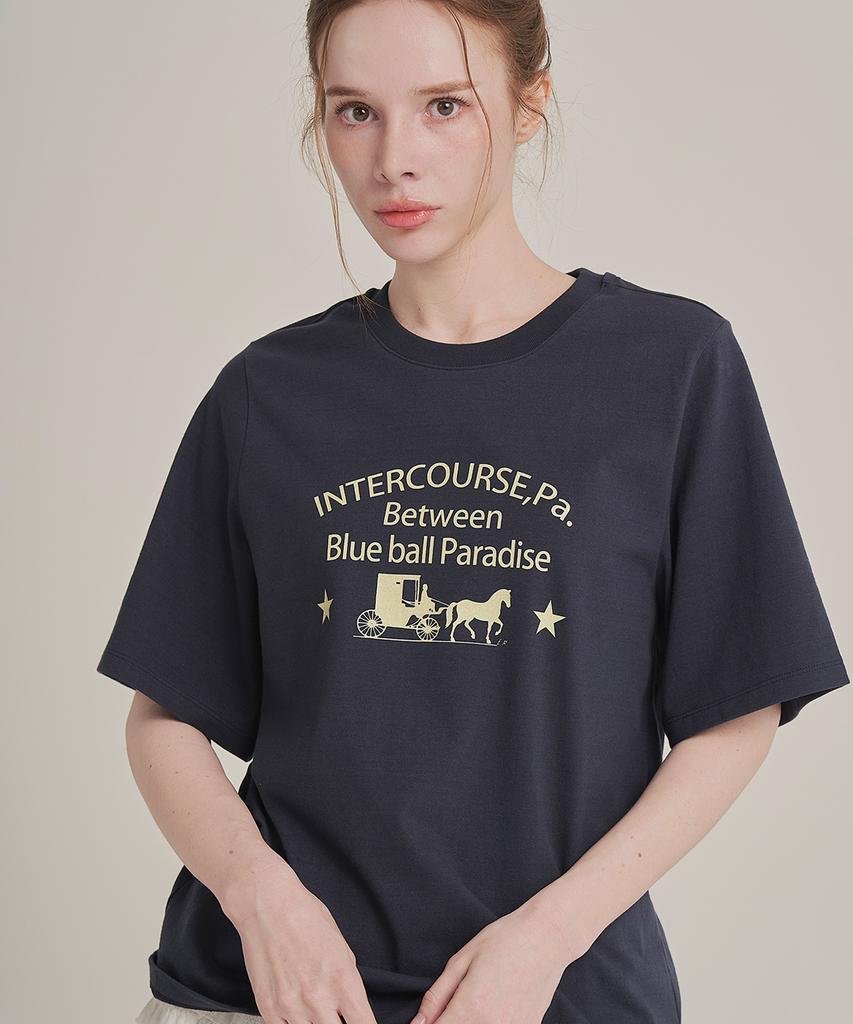 Iteoneolmomeonteu Paradise T-Shirt _ Navy