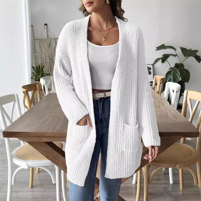 Women S Loose Long Sleeve Cardigan Sweater For Autumn Winter