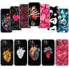 Calm Heart Art Transparent Phone Case for Motorola Moto G10 G20 G30 G31 G32 G34 G35 G41 G42 G50 G51 G52 G55 G60 G60S