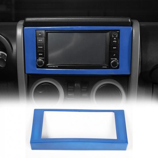 

Dashboard Navigation CD Frame Trim Cover For Jeep Wrangler JK 07-10 Accessories