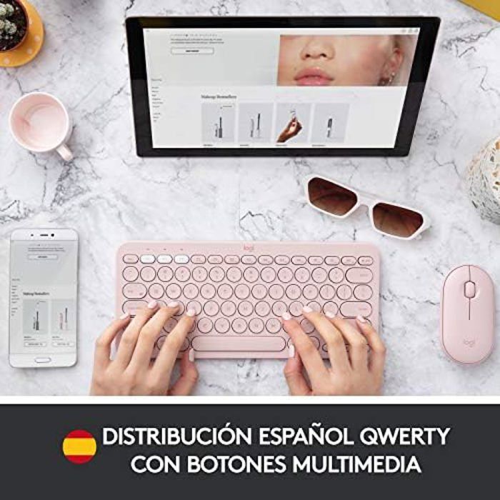 Clavier Sans Fil Multi-appareils Logitech K380 - Bluetooth - Design Compact - Windows/Apple iOS/Android/Chrome