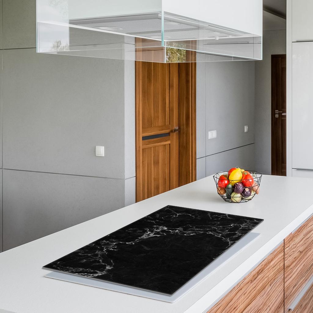 Szklana Płyta Ochronna Na Kuchenkę 90x52 Marmur