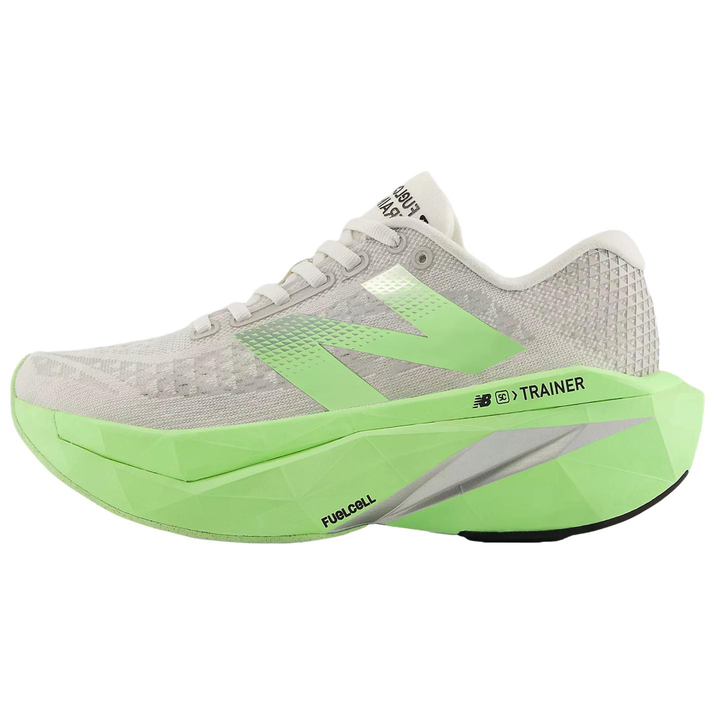 

New Balance NB FuelCell SuperComp Trainer V3 Breathable Running Shoes Women s Gray Green WRCXCE4 40.5