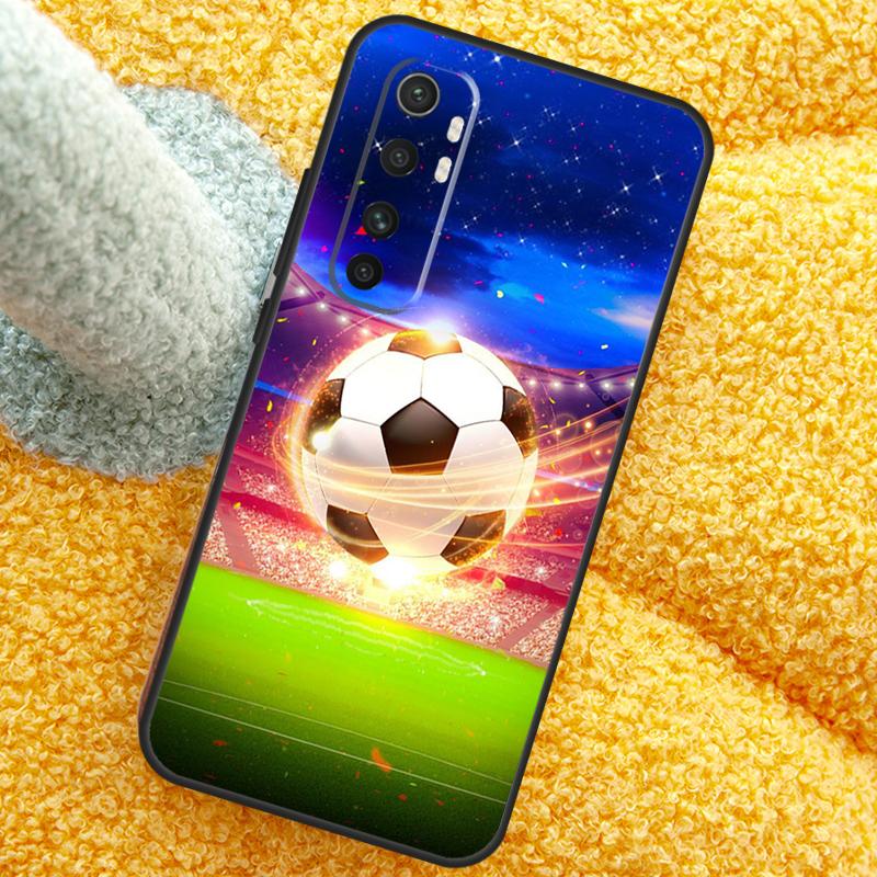 Football Soccer Ball Case For Xiaomi 15 14 Ultra 13T 14T 15T 17 Pro Max Cover For POCO X7 F8 Pro X3 X5 X6 F5 F6 F7