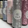 100g/Roll Multicolor Fine Gold Silver Yarn DIY Crochet Accessories Shiny Yarn Hand-woven Supplies Dia.0.8mm