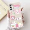 For Oppo Reno4 4G CPH2113 6.4" Case Cute Butterfly Rabbit Soft Silicone Back Cover For RENO 4 Reno4 4G Protective Cases Fundas