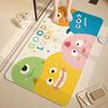 Bathroom Non-Slip Floor Mat, Toilet, Children'S Toilet, Bath, Anti-Drop Foot Mat, Shower Room, Suction Cup Mat, Square Mat.