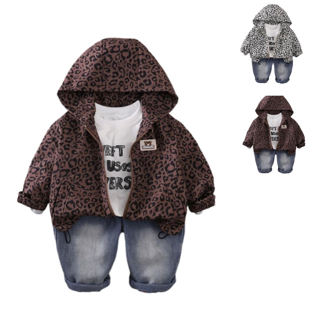 Kids Casual Long-Sleeve Set, Comfortable Daily Wear Outfits