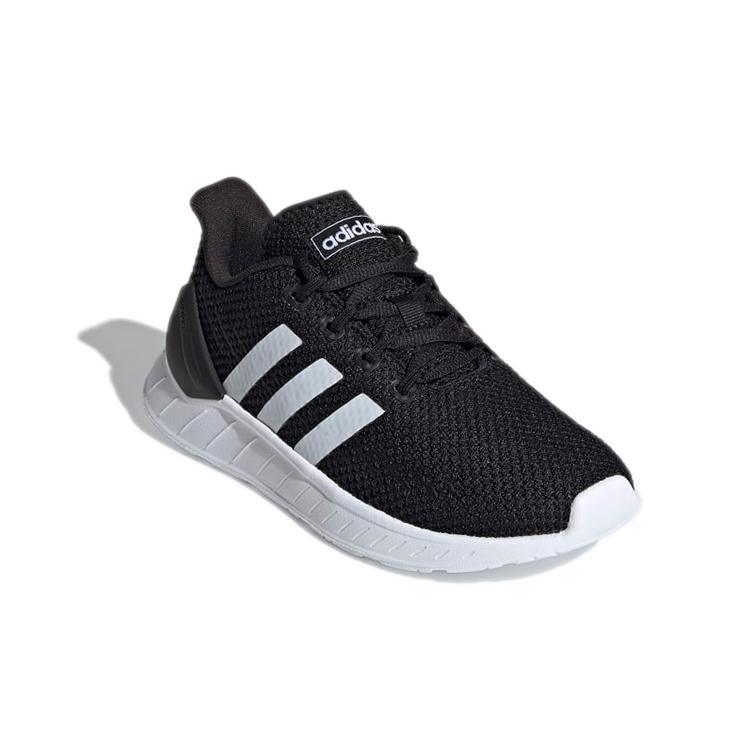 adidas Neo QUESTAR FLOW Nxt K Black White Low Top Kids' Running Shoes Kids' FZ2957