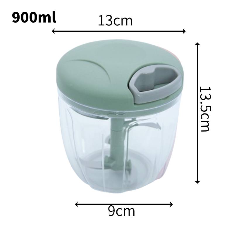 Manual Food Chopper Pull Cord Pulling Vegetable Slicer Hand Blender Kitchen