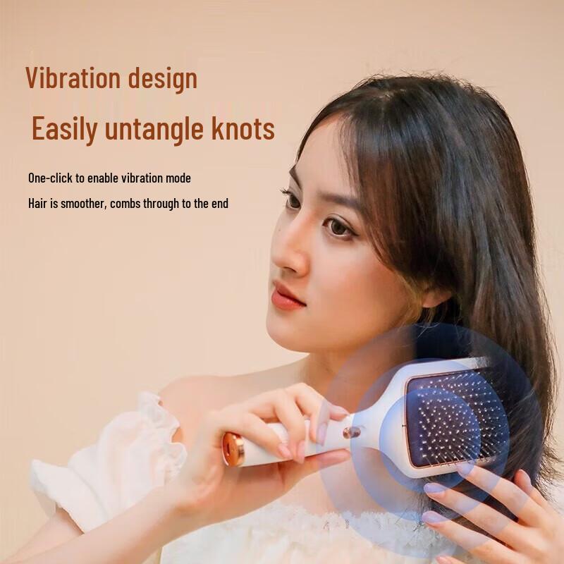 Morphy Richards Red & Blue Light Scalp Massager Comb MR2136 CN plug (adapter included)