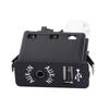USB AUX Socket Port Plug 84109237653 9237653 for BMW 1 3 5 6 7 Series X1 X3 X5 X6 Z4 & MINI, Black+White Replacement Cover