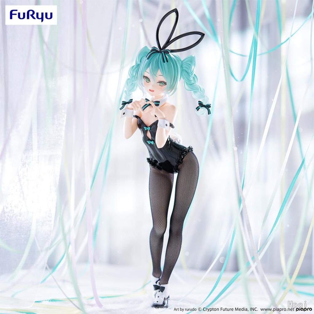 28CM Anime Hatsune Miku Figure BiCute Bunnies Rurudo ver Standing Model Toy Doll Aciton Figure Bunny Girl Dress up PVC