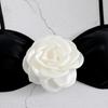 2Pcs/Set Women Sexy Bra High Tube 3D Flower Sling Bikini Set Top Bandeau Waist Briefs