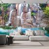 Wasserfall Wandbild Naturlandschaft Tapete für Schlafzimmer Heimdekor