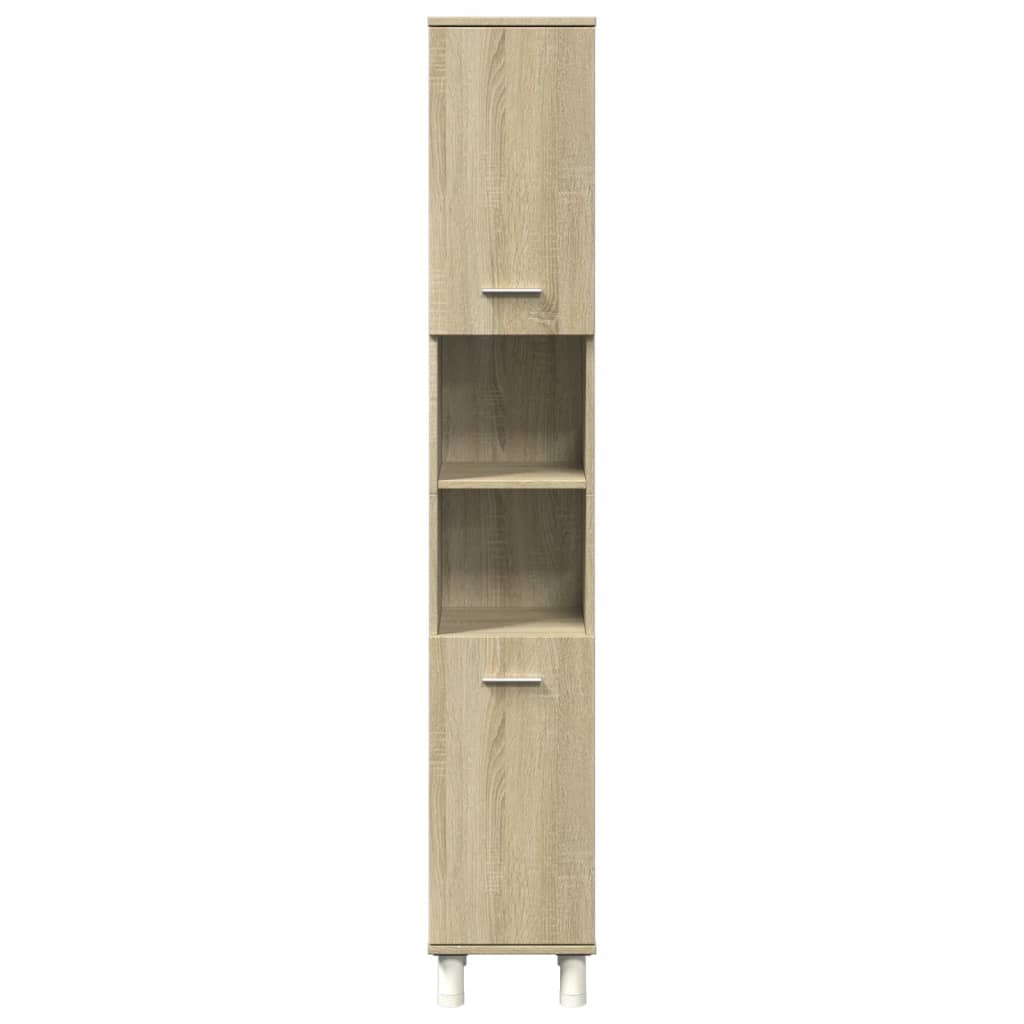 Bathroom Cabinet Sonoma Oak 12 x 11.8 x 70.5 in (30.5 x 30 x 179 cm) Particleboard