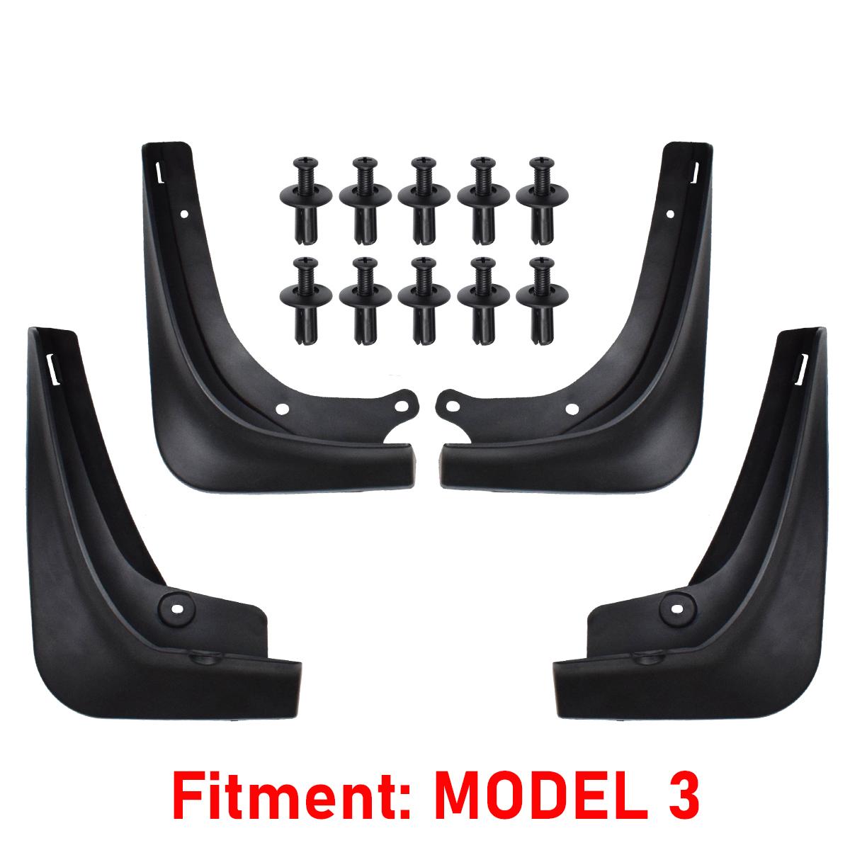 

Брызговики, брызговики, переднее и заднее крыло, защита для Tesla Model Y 2022 2023 Model 3 Model3 4pcs - Model 3