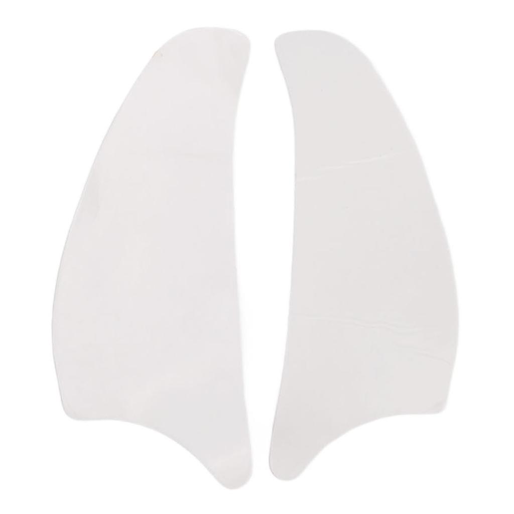 2 Pcs Rubber Tank Traction Pad Side Gas Knee Grip Protector Motorcycle Refitting Replacement for VERSYS1000Black