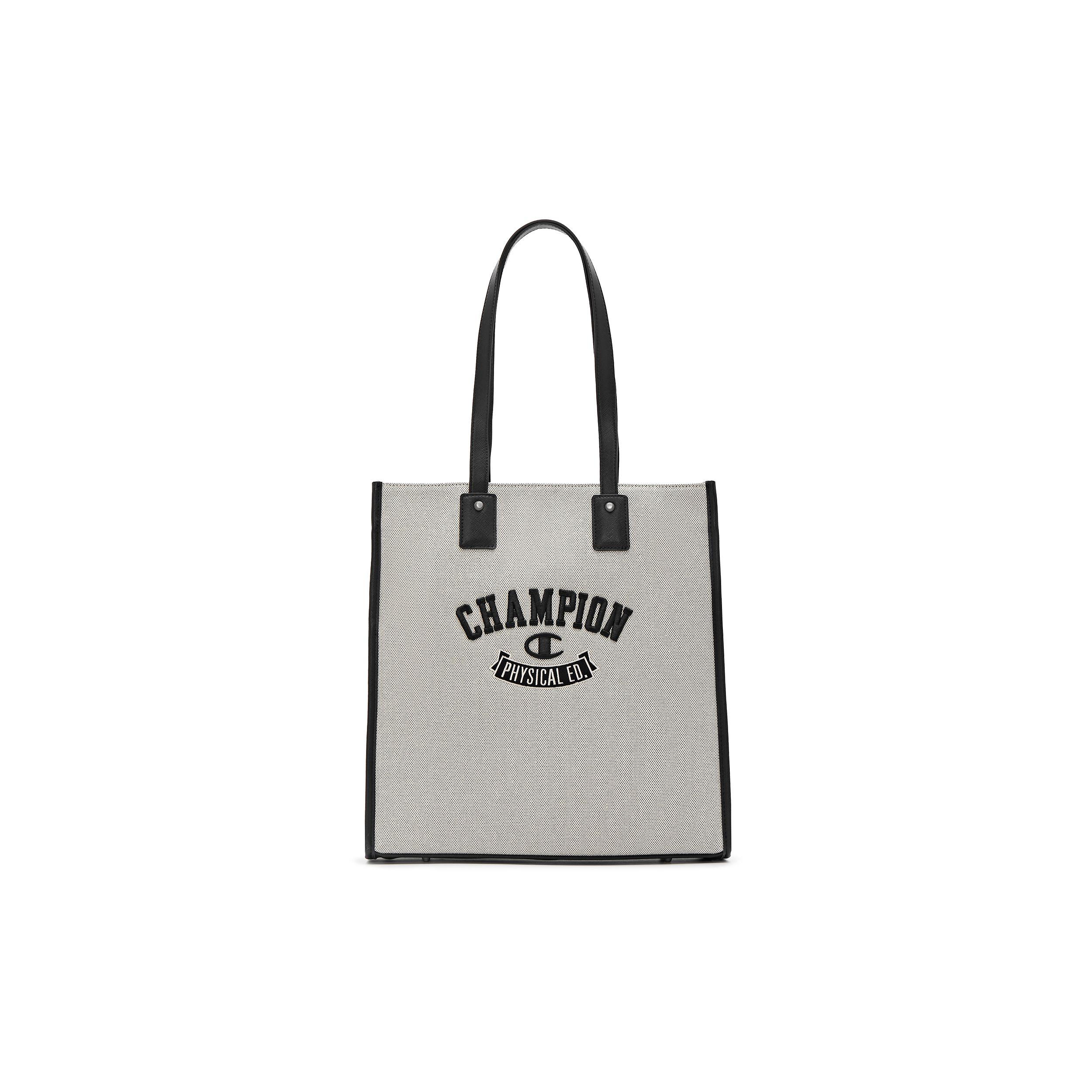 

Champion FW24 Campus Tote Vintage Letter Texture Embroidered Logo Design Casual Simple Daily Commuting Fashion Versatile Unisex Shoulder Bag U4CACPU19 Dark Blue