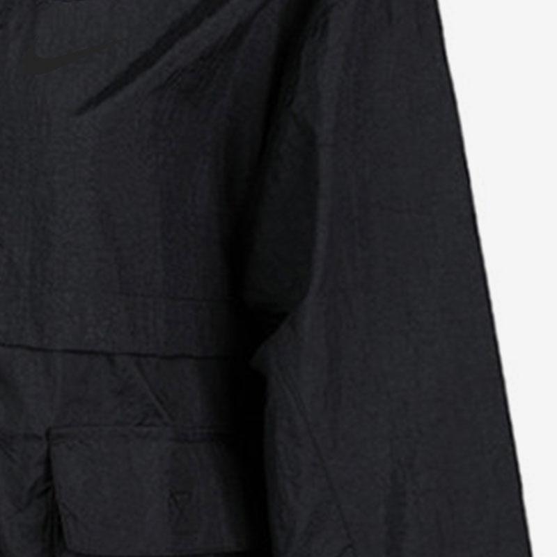 Nike Sportswear Color Block Loose Fit Hooded Jacket Women Jacket Black Flame-Pink DD2089-010