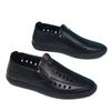 Sandals new soft leather mesh breathable hollow hole shoes casual lazy shoes