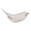 Miu Miu Curved Rimless Lens Irregular Shape Sunglasses Women sunglasses Steel SMU54Y-1BC10F
