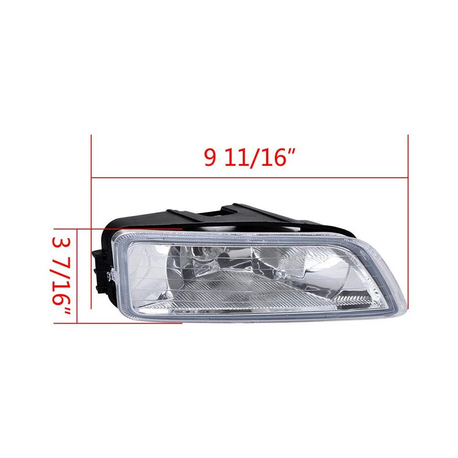 Clear Bumper Driving Lamp Fog Light + Switch Fit For 03-07 Honda Accord 04-08 Acura TL