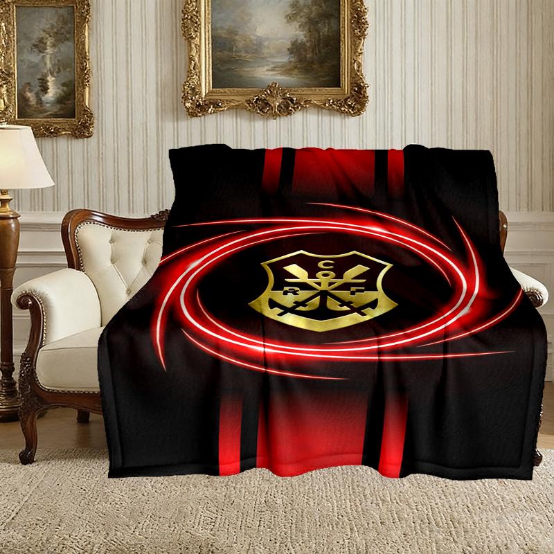 1pc Rangers FC Blanket, Cozy Valentine's Day Blanket, Multi-functional Nap Blanket Available Throughout the Four Seasons